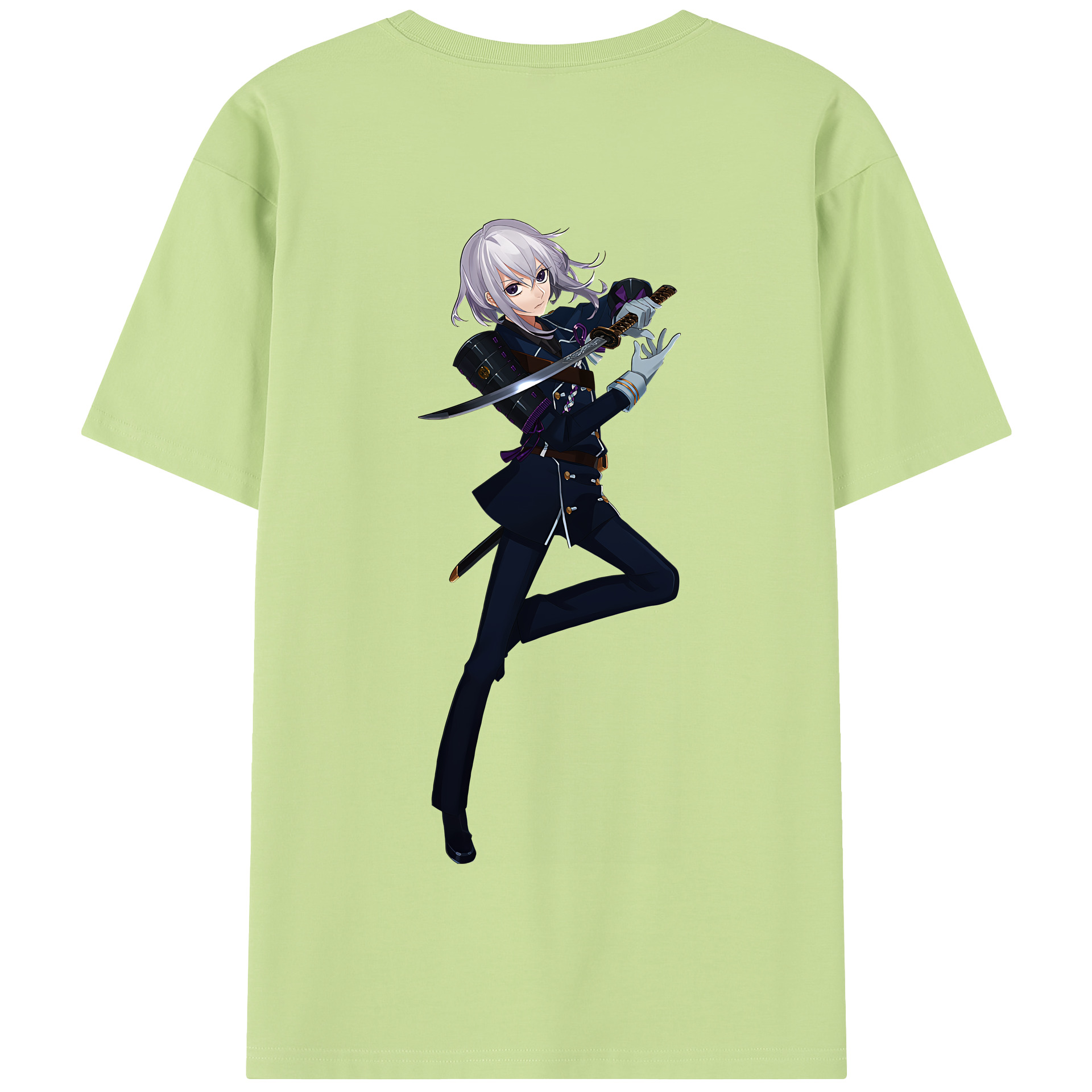 （画像用） 刀剣乱舞 Touken Ranbu 綿100％半袖Tシャツ（背面プリント）